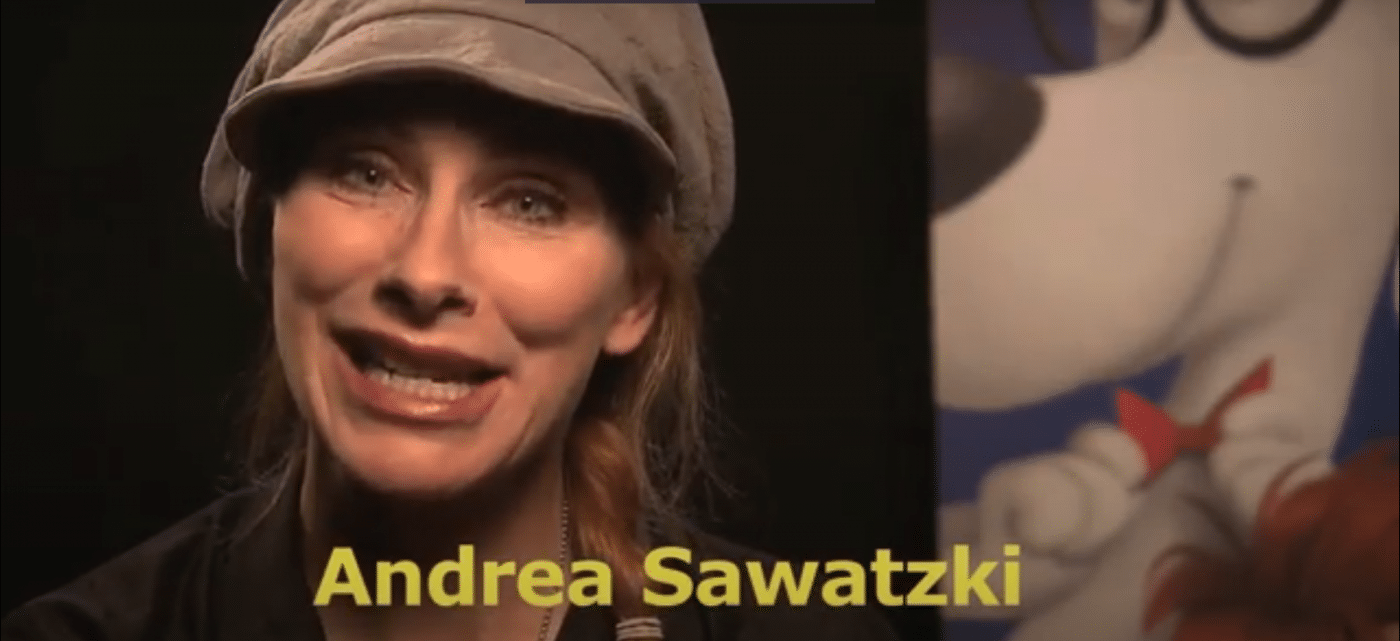 Andrea Sawatzki schickt einen lieben Gruß an ihre Fans