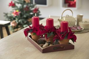 2017 Weihnachtsstern Tischdeko 05