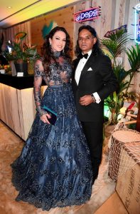 BERLIN, BERLIN - NOVEMBER 24: Christine Neubauer (L) and Jose Campos attend the Bundespresseball at the Hotel Adlon on November 24, 2017 in Berlin, Germany. (Photo by Matthias Nareyek/Getty Images for PepsiCo Deutschland GmbH) *** Local Caption *** Christine Neubauer;Jose Campos